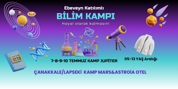 Uzay Kampı Jüpiter - Astroia Butik Otel - Çanakkale