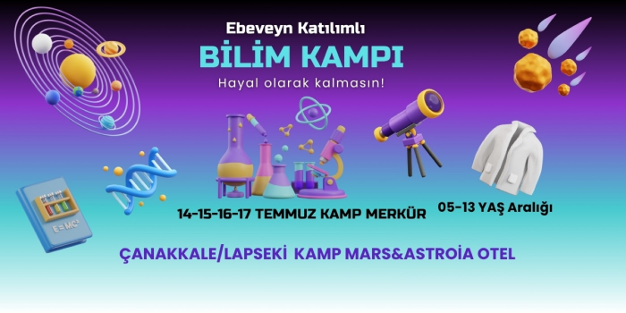 Uzay Kampı Merkür - Astroia Butik Otel - Çanakkale