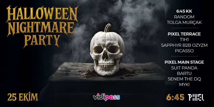 Halloween Nightmare Party - 6:45 KK Ankara - Ankara