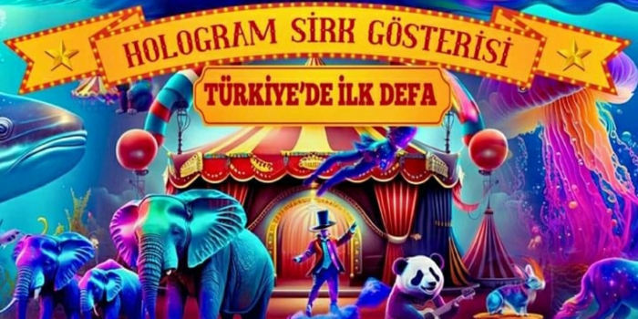 Hologram Sirk Gösterisi - Turkiye'de ilk defa - Niğde İl Turizim Kültür Merkezi - Niğde